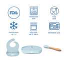 Silicone Baby Feeding Set (3 Pieces)